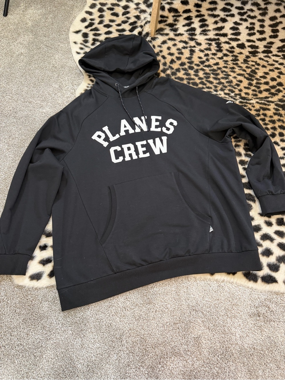 Paper Plane Planes Crew Hoodie Men’s Sz 3XL